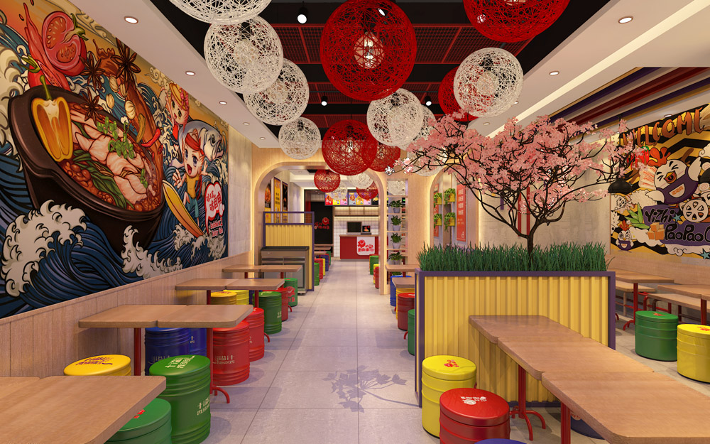 连锁餐饮溢汁泡泡鱼——重庆店